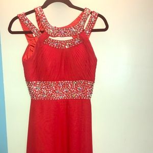 Red prom dress